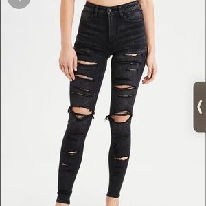 COPY - Black American eagle ripped Jeans